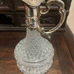 Vintage Crystal Decanter 