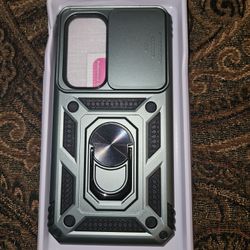 Asuwish Phone Case for Samsung Galaxy S23 5G with Slide Camera Cover Tempered Glass Screen Protector Ring Holder Stand Rugged Slim Cell Protective S 2