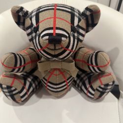 BURBERRY Stuffed Animal Check Beige