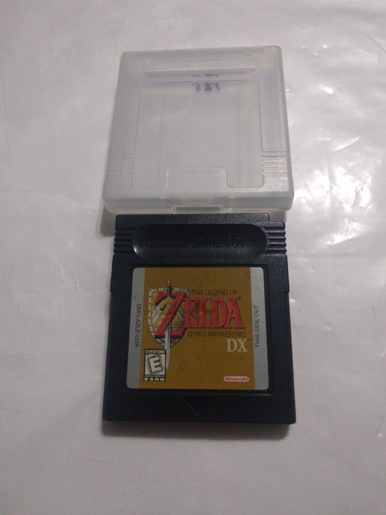 Nintendo Game Boy Game The Legend Of Zelda Link Awaken DX In Plastic Case Use