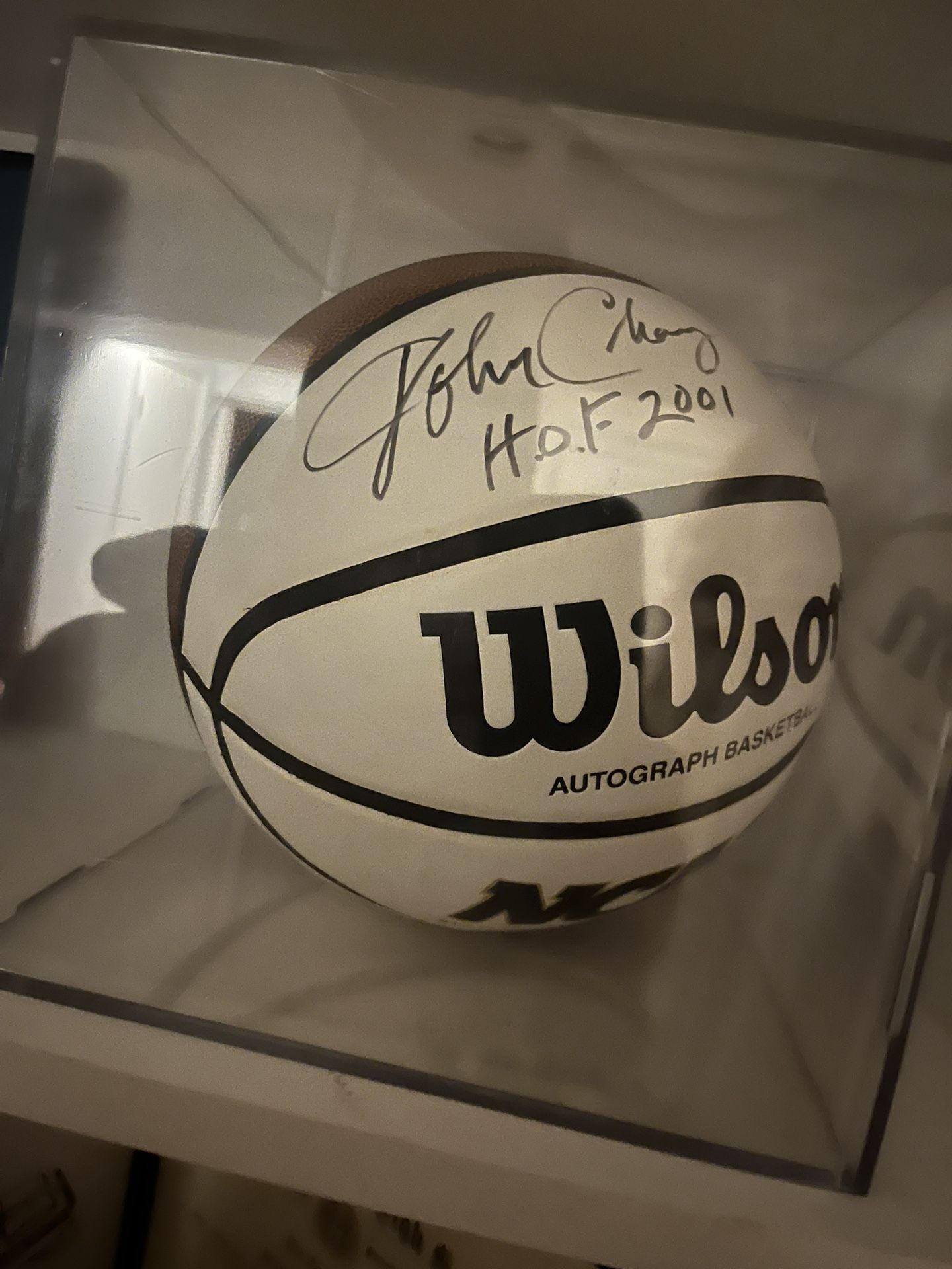 John Chaney Signed Basketball