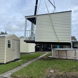 Sheds Relocated , Movemo Casita De Patio Container Rv Trailer Crane Available 