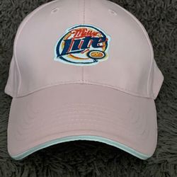Miller Lite Beer Pink Baseball Hat
