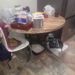 Marble Round Dining Table 