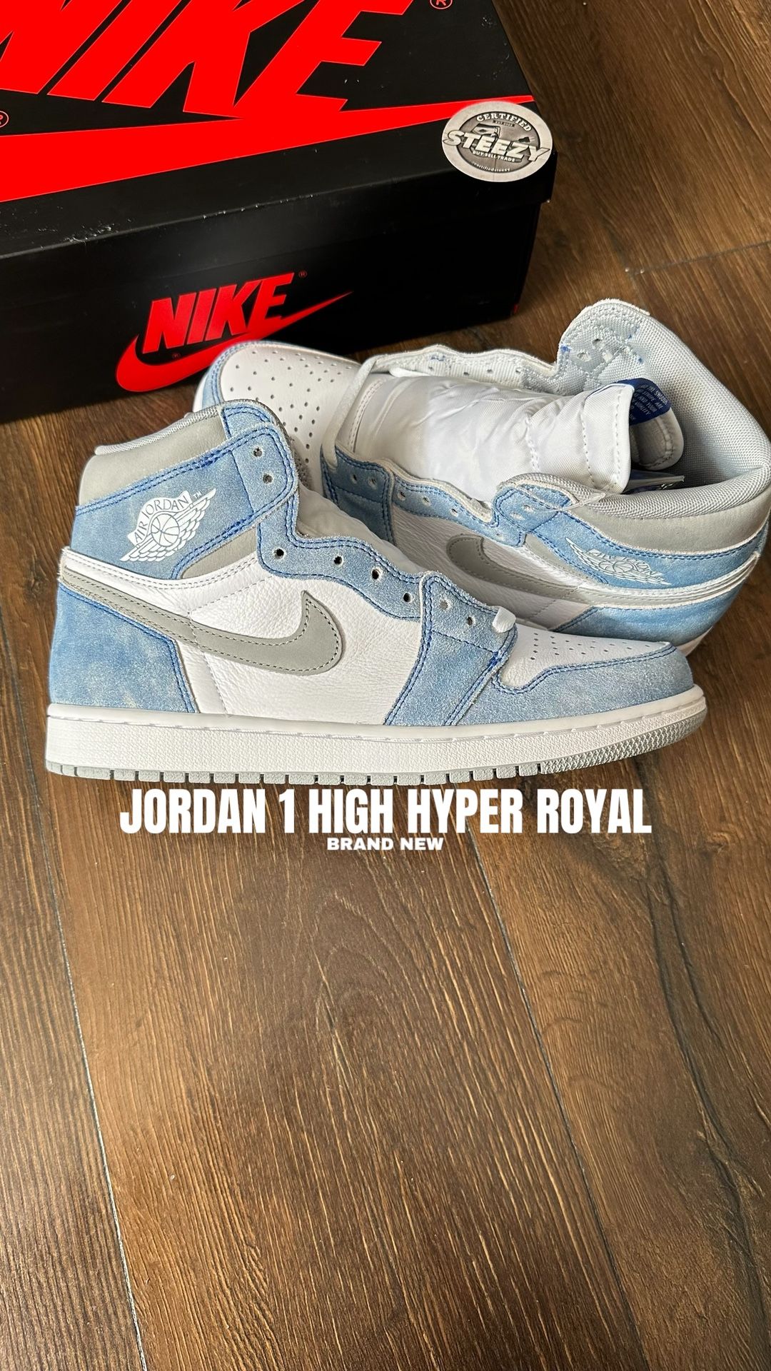 Jordan 1 High Hyper Royal 9M