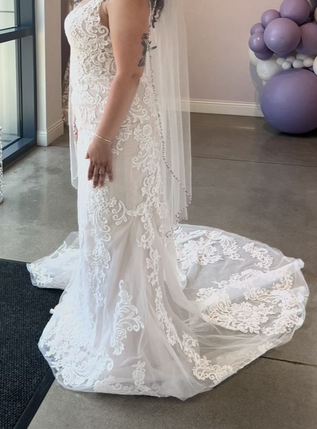 Lace Boho Wedding Dress
