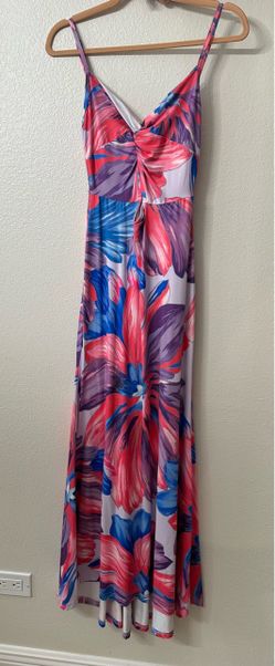 Floral Print Twisted Hollow Out Slim Fit Mermaid