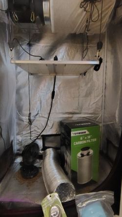 Complete Grow Tent Setup with Horticulture Lighting Group Lighting