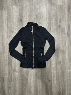 Lululemon Womens Define Jacket Size 2 Black/Gold zipper