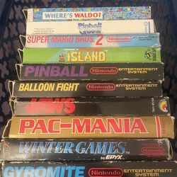 NES Nintendo Entertainment System Games With Boxes Cib Complete 