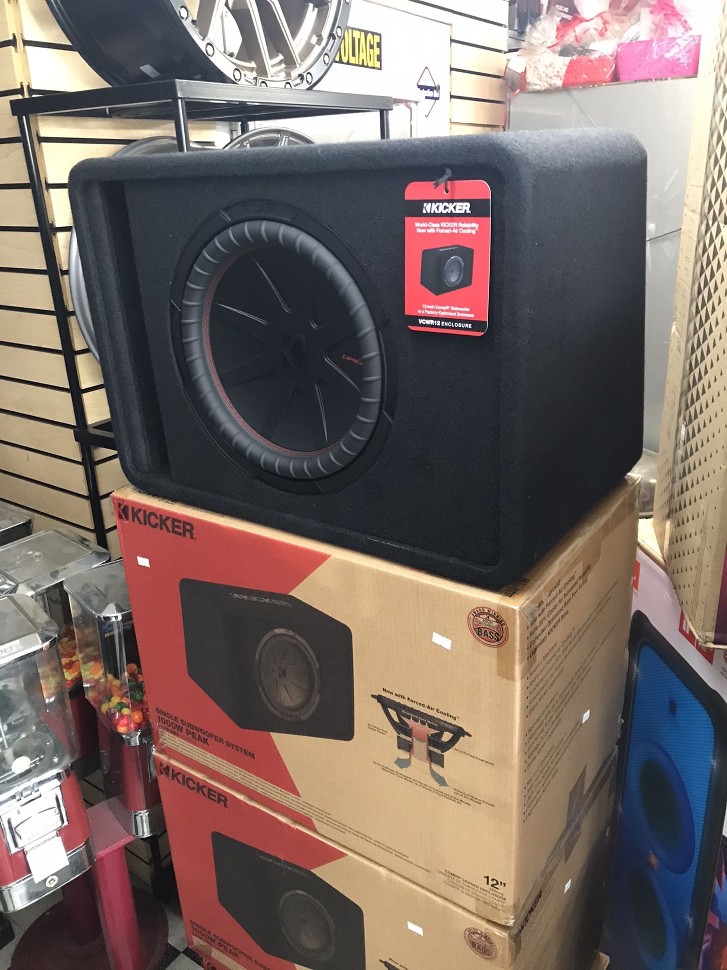 Kicker CompR 12 In Ported Box On Sale Today For 239.99