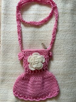 Pink Croché bag