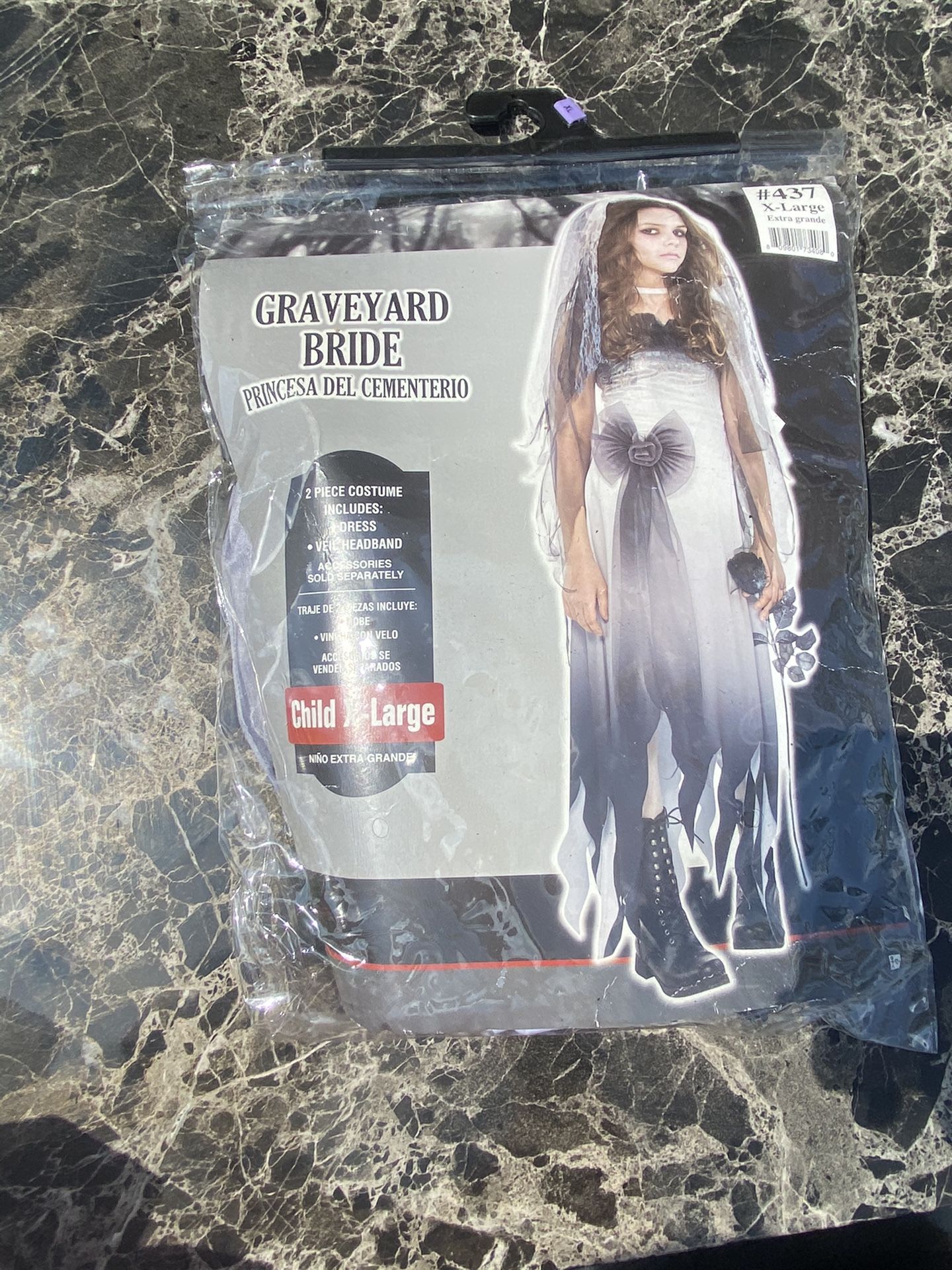 Graveyard Bride Costume - Child XL