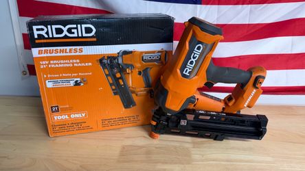Ridgid 18V Brushless 21 Degree Framing Nailer