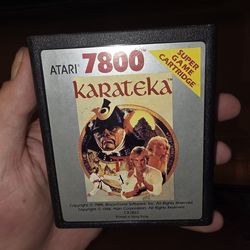 Atari 7800 Karateka Video Game Cartridge Only Pre-Owned Like New