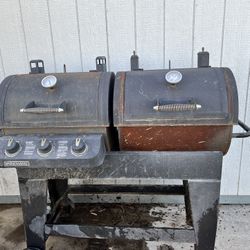 Charcoal/Propane BBQ Pit