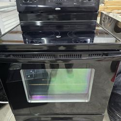 Black Whirlpool Oven
