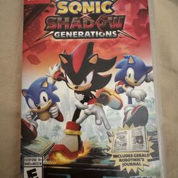 Nintendo Switch Sonic Shadow Generations With Case