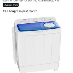 $60 Like New Auertech Portable Washing Machine 28lbs