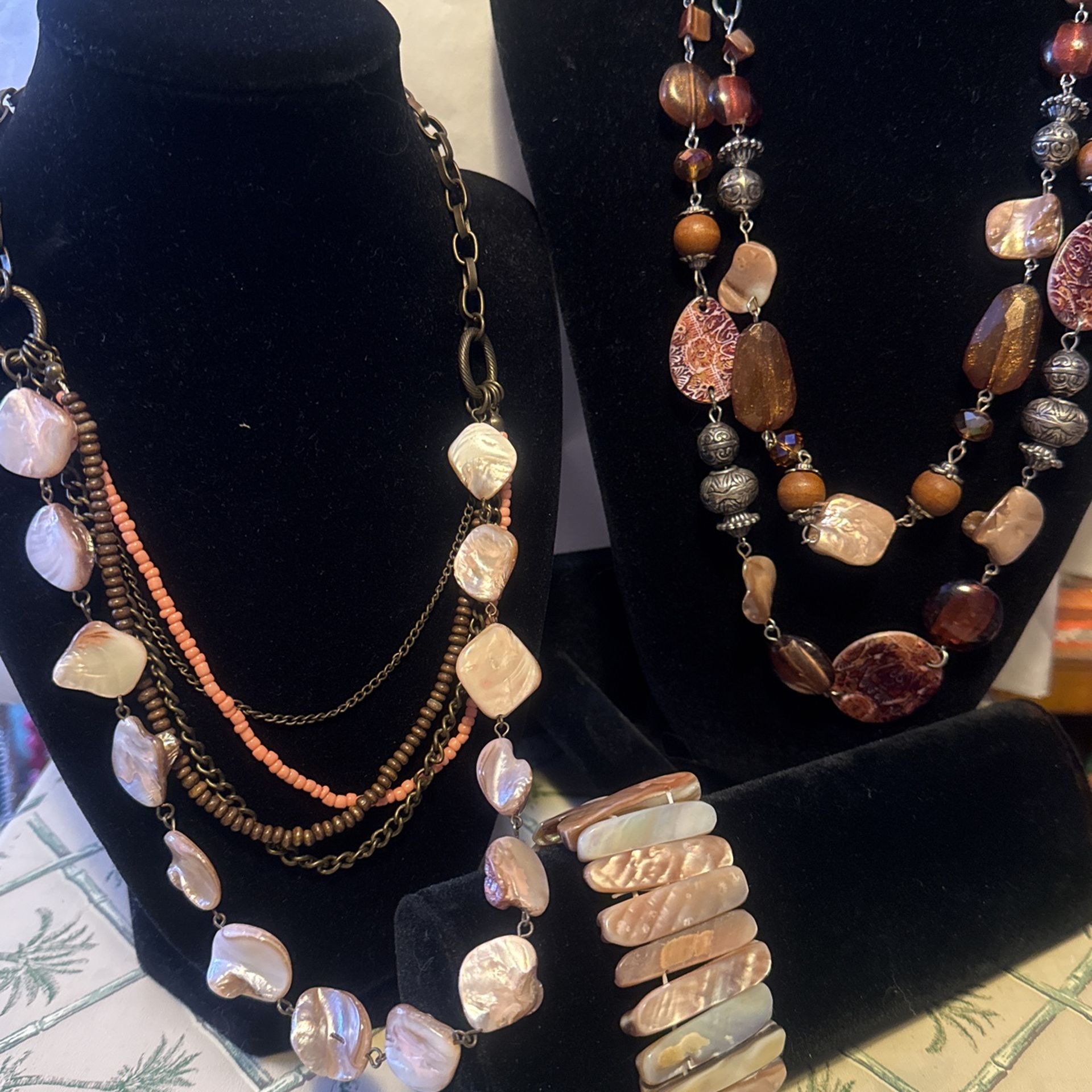 Abalone Shell Necklaces Set