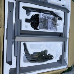 RIDGID 15 Amp 10 in. Portable Jobsite Table Saw with Folding Stand