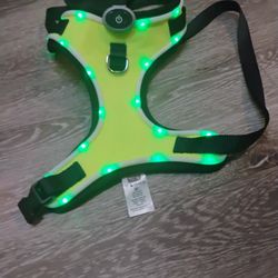 Dog Harness Lights Up , Adjustable Size