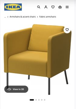 Yellow Arm Chair - IKEA Ekero
