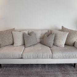 Moving sale: Cream 3-seat Couch