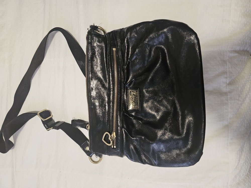 Black Coach Strap Purse