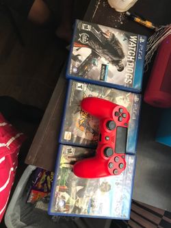 Games and controller ps4