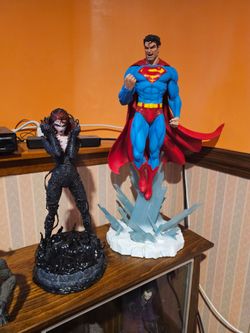 WILL TRADE - Madx custom superman statue NOT sideshow xm prime 1