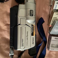 Sony Hi8 camcorder and tapes