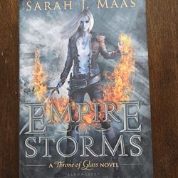 Signed FIRST EDITION OOP Hardcover Empire Of Storms By Sarah J Maas