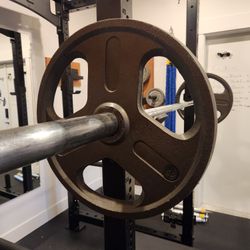 205 lbs Olympic Weights Set with Bar