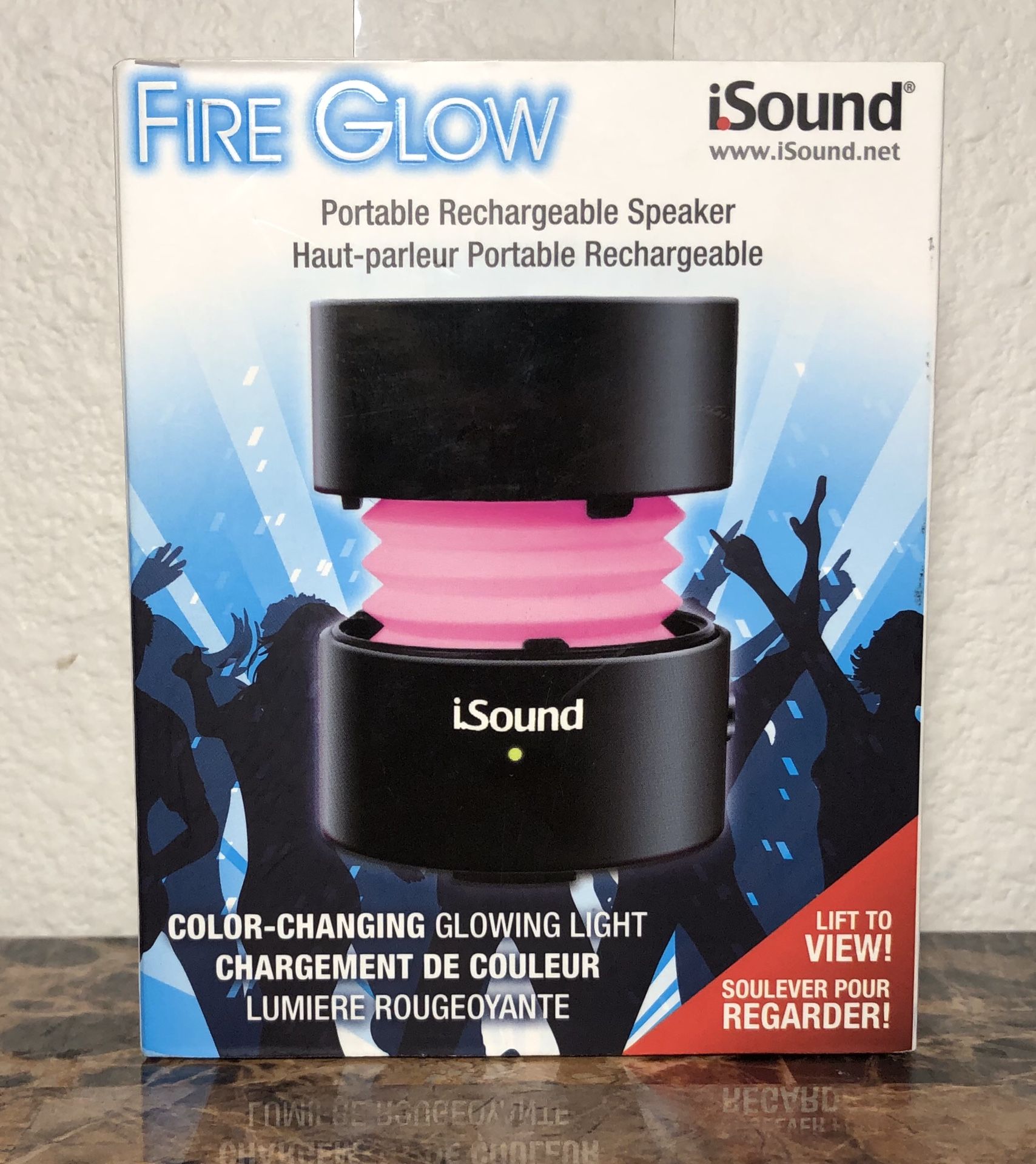 Isound Fire Glow Portable rechargeable speaker