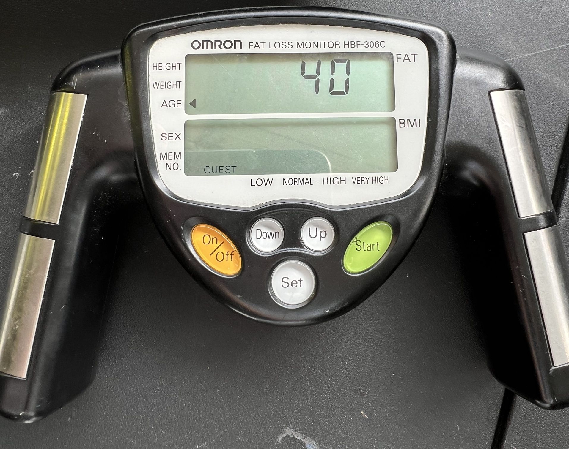 Omron Body Fat Tester