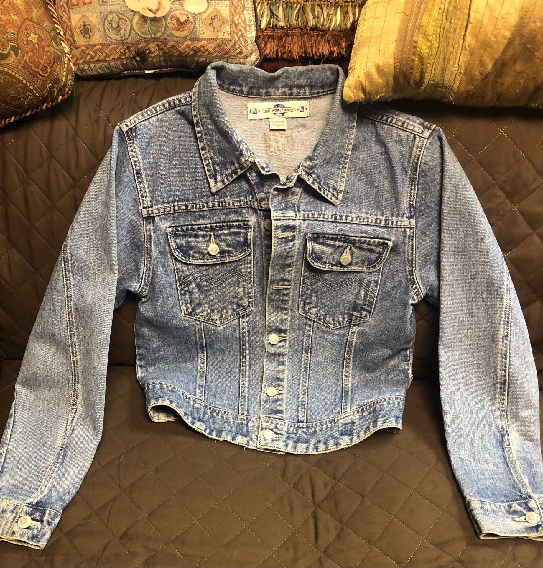 BWB- Cotton Denim Jacket Sz L