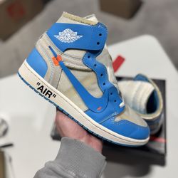 Jordan 1 Off White UNC 10.5M