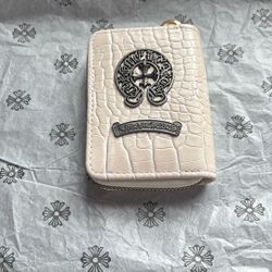 White Chrome Hearts Wallet 