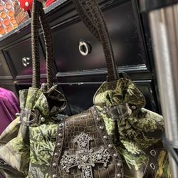 Sandover Dasein Studded RealTree Camo Shoulder Bag