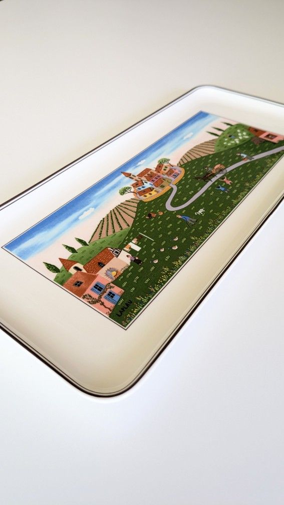 Villeroy & Boch Design Naif Serving Tray Serving Plate Sandwich Tray Appetizer Serving Tray