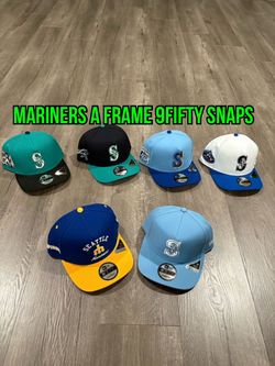 MLB new era Seattle mariners 9fifty a frame SnapBack hats
