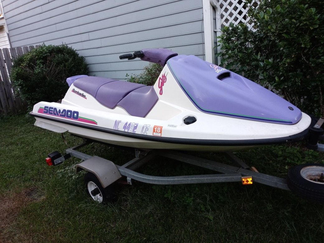 Jet ski 1993 seadoo gts