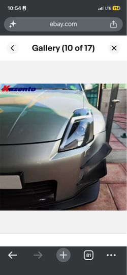 350Z OEM Bumper Carbon Fiber Canards