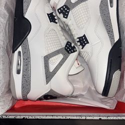 Jordan 4 retro white cement