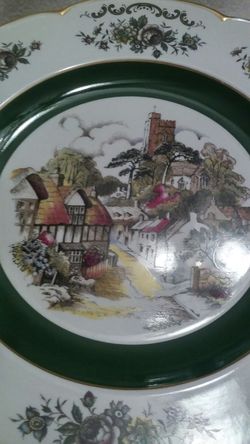 Country Scene collector plate