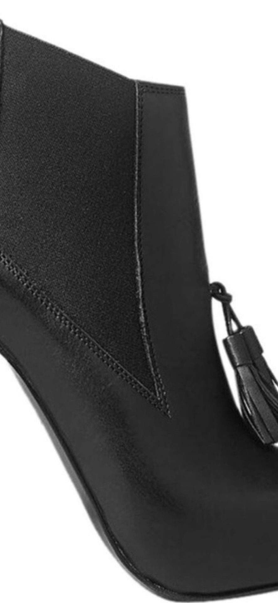 ALLSAINTS Black leather boots with heels