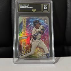 2024 Topps Stadium Club Jackson Chourio Rookie Power Packed RC Gem Mint 10