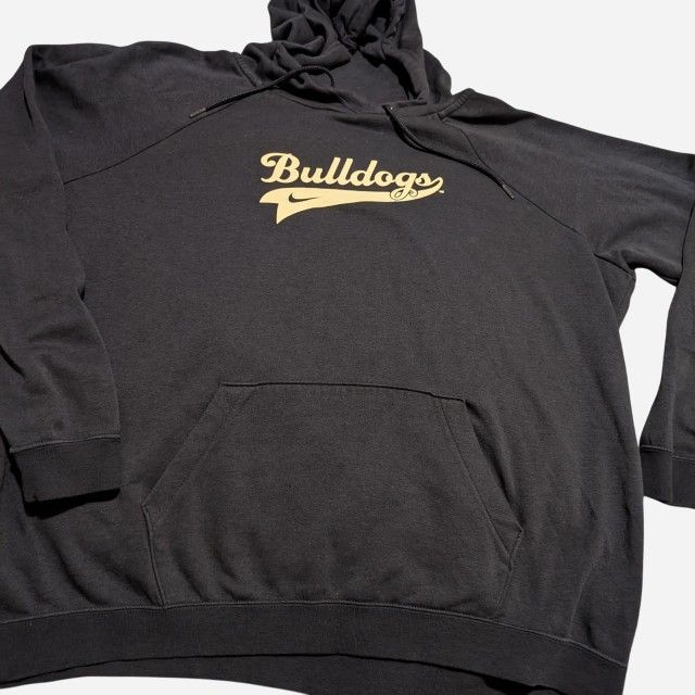 Nike Bulldogs Hoodie blue size XL
