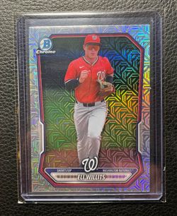 2026 Eli Willits Bowman Chrome Mega Mojo Refractor #BCP-95 Rookie Nationals